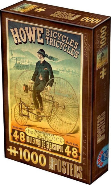 D-Toys Puzzle 1000 Stare plakaty, Fabryka rowerów Howe
