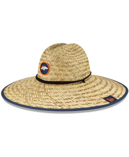 Men's Natural Denver Broncos 2021 NFL Training Camp Official Straw Lifeguard Hat