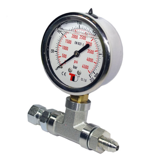 METALSUB Glycerin Pressure Gauge 315 Bar Output Coltri