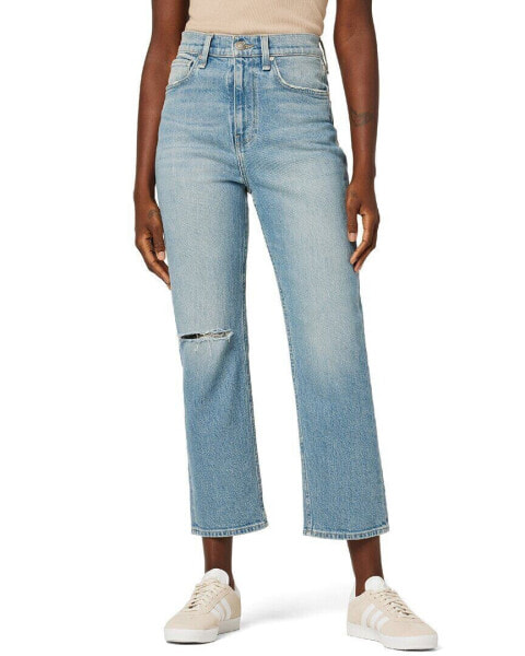 Женские джинсы Hudson Jeans Jade высокая посадка прямой свободный крой Paradise