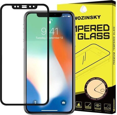 Wozinsky szkło hartowane Full Glue z ramką Case Friendly Apple iPhone XR czarny