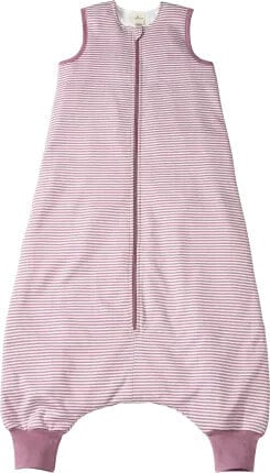 Schlafsack mit Beinen 2 TOG, mit Ringel-Muster, rosa, 100 cm, 1 St