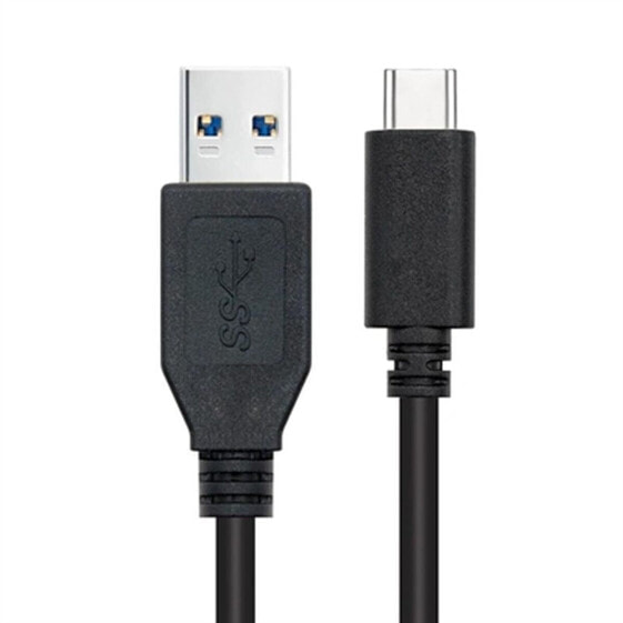 Кабель USB A — USB-C NANOCABLE 10.01.4002 Чёрный 2 m