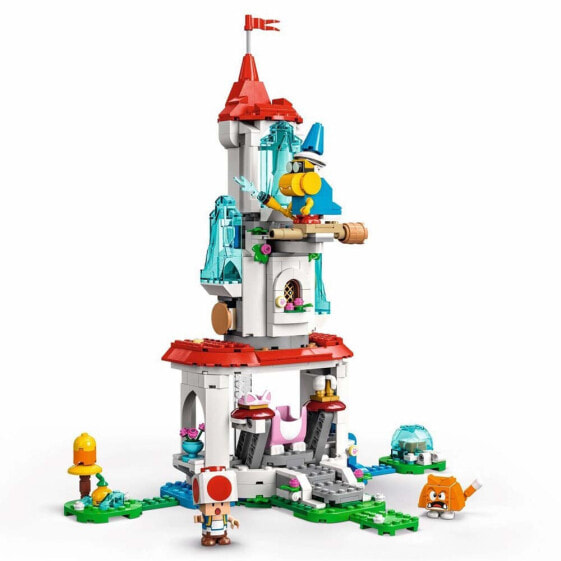 Конструктор Lego Супер Марио Костюм Кошки Peach и Замороженная Башня (71407)