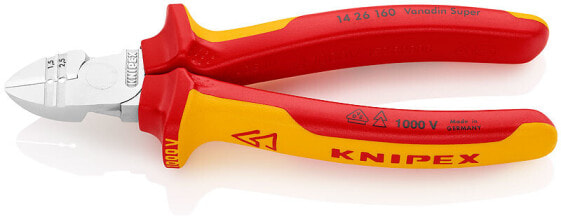 Изоляционные клещи Knipex KP-1426160 - защитные - 216 г - Красно-желтые