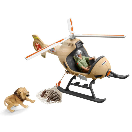 Вертолет Schleich спасатель для диких животных 42476