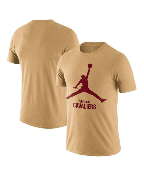 Nike Men's Gold Cleveland Cavaliers Essential Jumpman T-Shirt