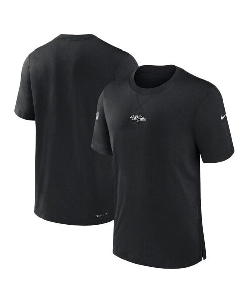 Men's Black Baltimore Ravens 2023 Sideline Performance T-shirt