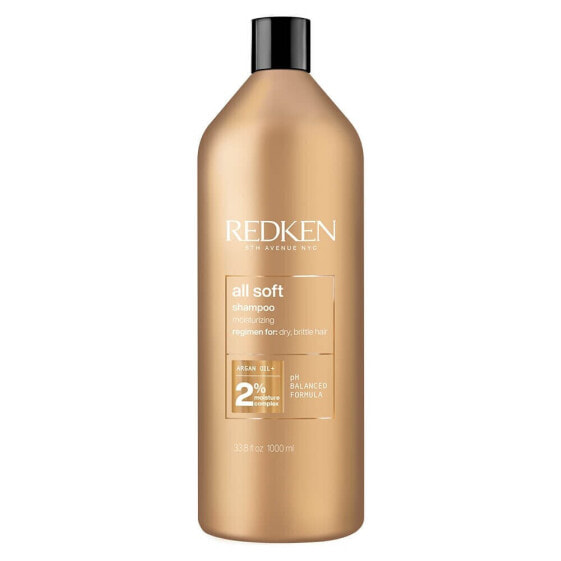 Redken All Soft Shampoo Питательный смягчающий шампунь для сухих и жестких волос