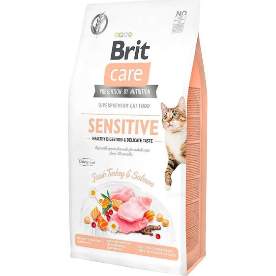 BRIT Care Grain-Free Sensitive Turkey And Salmon 7kg Cat Feed