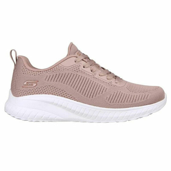 Беговые кроссовки для взрослых Skechers Bobs Sport Squad Розовый Lady