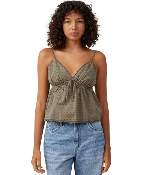 Women’s Cotton Lace Cami