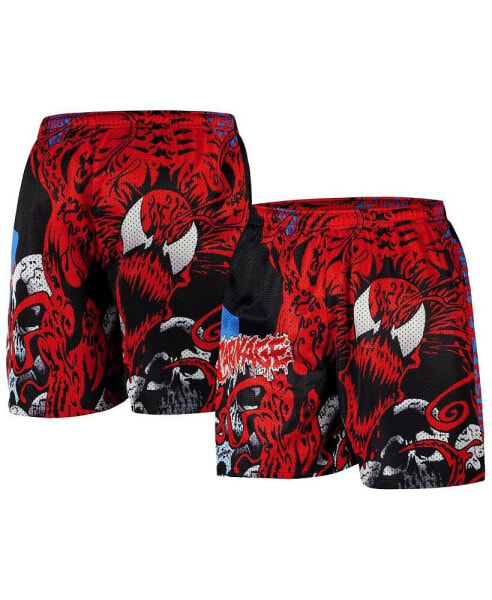 Men's Red/Black Venom Carnage Mind Bomb 1996 Retro Shorts