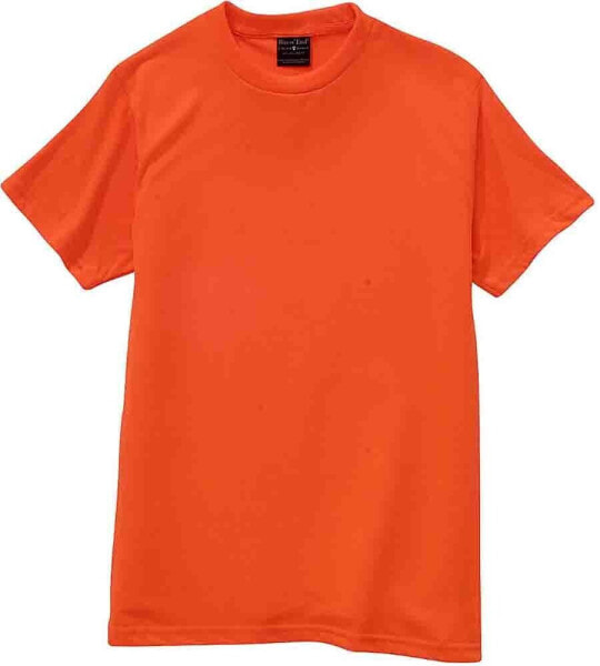 River's End Upf 30+ Crew Neck Short Sleeve Athletic T-Shirt Mens Orange Casual T