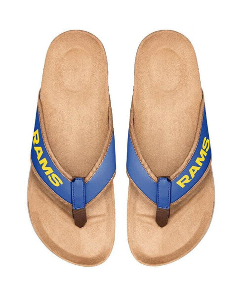 Men's Los Angeles Rams Cork Flip Flops