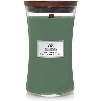 Ароматическая свеча Woodwick Mint Leaves & Oak 609,5 г