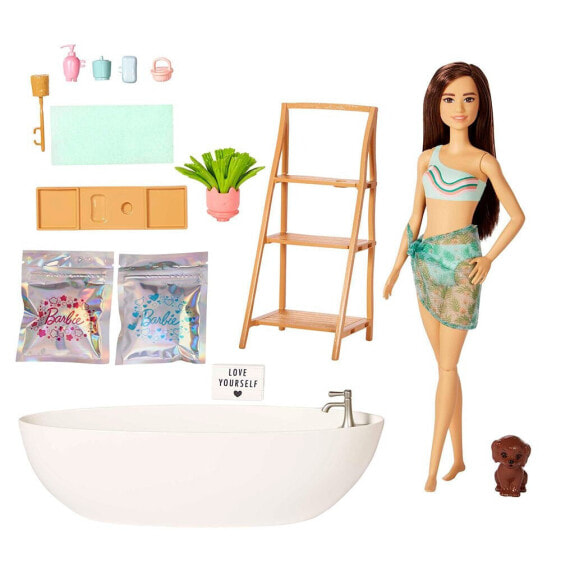 BARBIE Brunette Welfare With Bathtub Doll