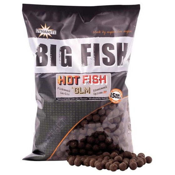 DYNAMITE BAITS Hot Fish&GLM Big Fish Boilies 1.8kg