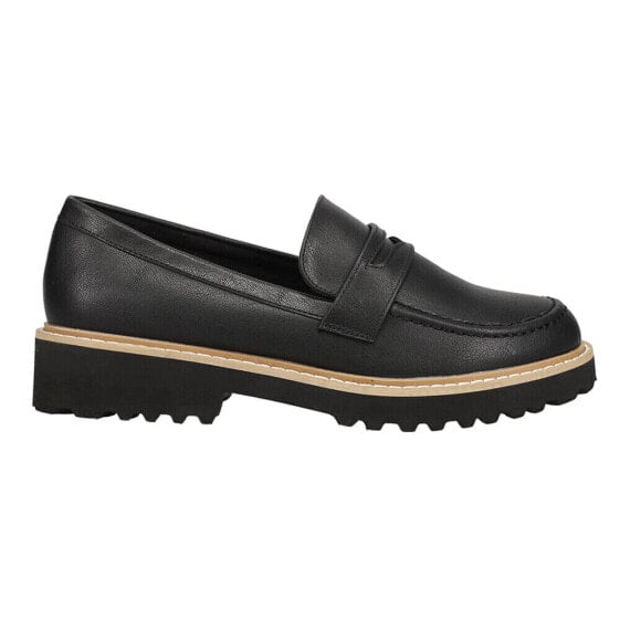 Corkys Boost Lug Sole Loafers Womens Black 10-0041-013