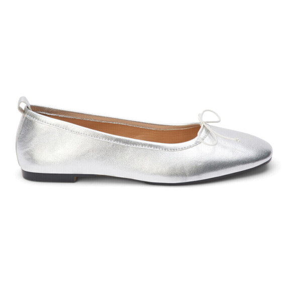 COCONUTS by Matisse Nikki Metallic Ballet Slip On Womens Silver Flats Casual NI