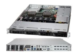Supermicro CSE-LA15TQC-R504W - Rack - Server - Black - 1U - Fan fail - HDD - Power - Platinum level