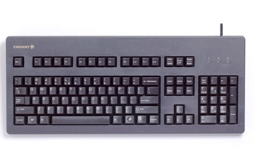 Cherry Classic Line G80-3000 - Keyboard - Laser - 105 keys QWERTZ - Black