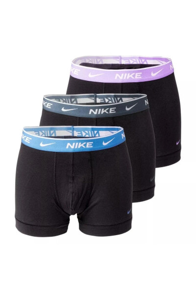 Erkek Nike Marka Logolu Elastik Bantlı Günlük Kullanıma Uygun Siyah Boxer 0000ke1008-hwh