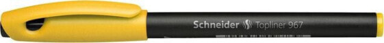 Schneider fineliner Topliner 967 stal nierdzewna 0,4 mm czarny/żółty