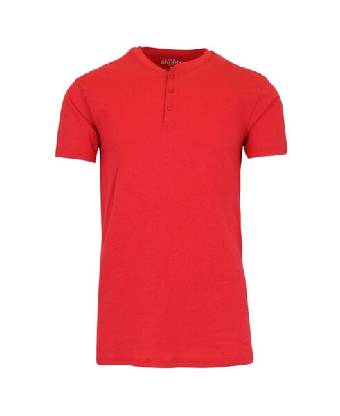 Men's Henley Slub T-shirt