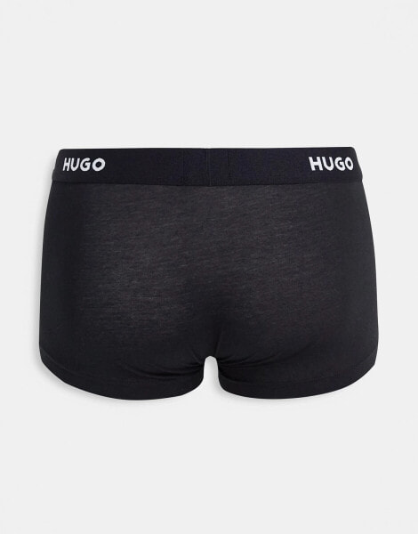 HUGO 3 pack trunks in black core