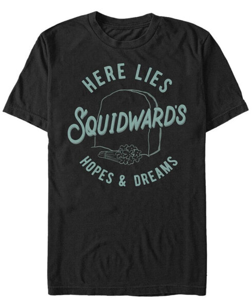 Men's Eulogy for Squidward Short Sleeve Crew T-shirt