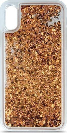 CASE ETUI LIQUID GLITTER TPU HUAWEI P20 LITE 2019 ZŁOTY standard