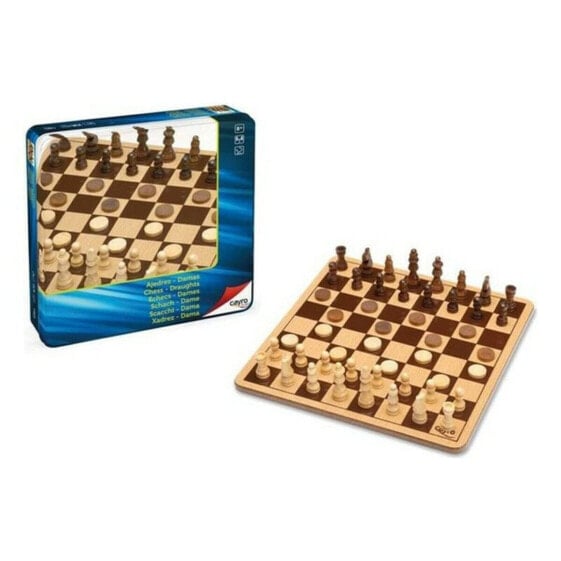 Настольная игра Шахматы и шашки Cayro 751 Деревянный