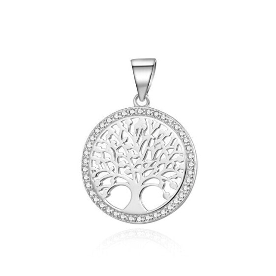 Silver pendant with zircons Tree of Life AGH741