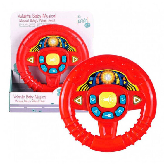 TACHAN Baby Red Steering Wheel With Lights And Sounds