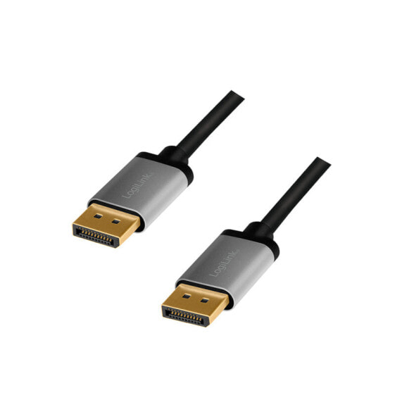 Разъем LogiLink CDA0100 - 1 м - DisplayPort - DisplayPort - Мужской - Мужской - 3840 x 2400 пикселей