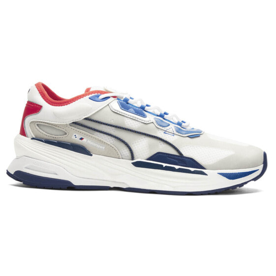Puma Bmw Mms Extent Nitro Assembly Lace Up Mens Blue, Red, White Sneakers Casua