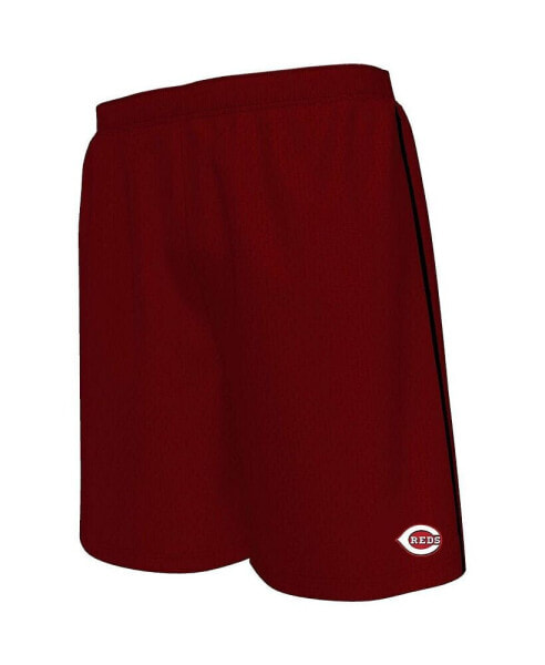 Men's Red Cincinnati Reds Big and Tall Mesh Shorts