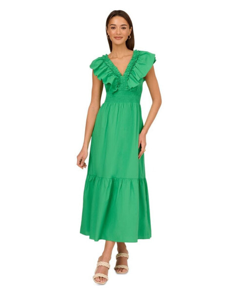 Women's Ruffled Maxi Dress