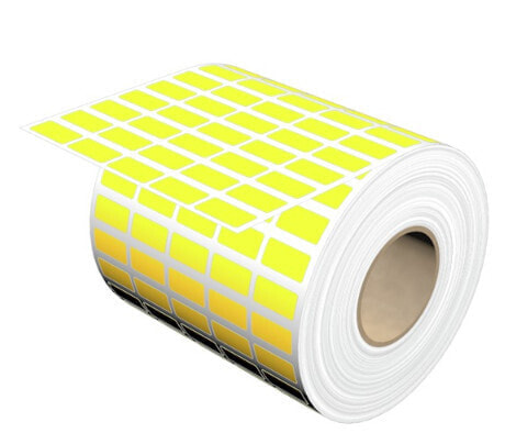 Weidmüller THM GEW 18/9 GE - Yellow - Self-adhesive printer label - Cotton - Thermal Transfer - -29 - 80 °C - 1.8 cm