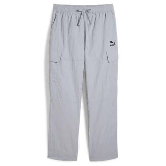 Puma Classics Cargo Pants Mens Grey Casual Athletic Bottoms 62426063