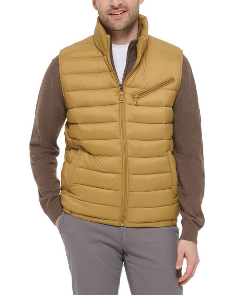 Men's Zip-Front Puffer Vest