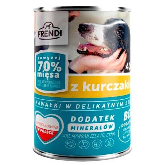 FRENDI Chicken chunks in delicate sauce 400g wet food for dog