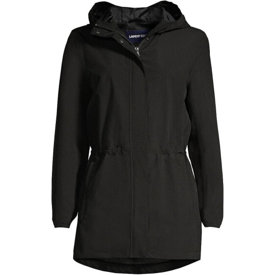 Plus Size Waterproof Hooded Packable Raincoat