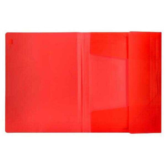 LIDERPAPEL Folder with rubber flaps 34960 polypropylene DIN A4 translucent