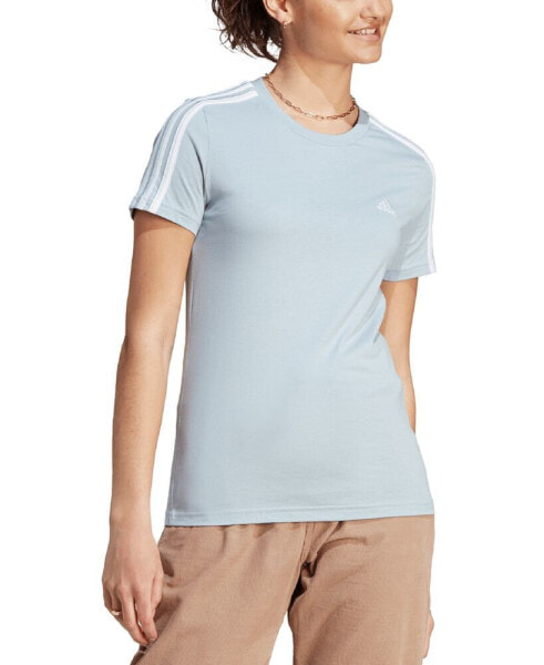 Women's Essentials Cotton 3 Stripe T-Shirt