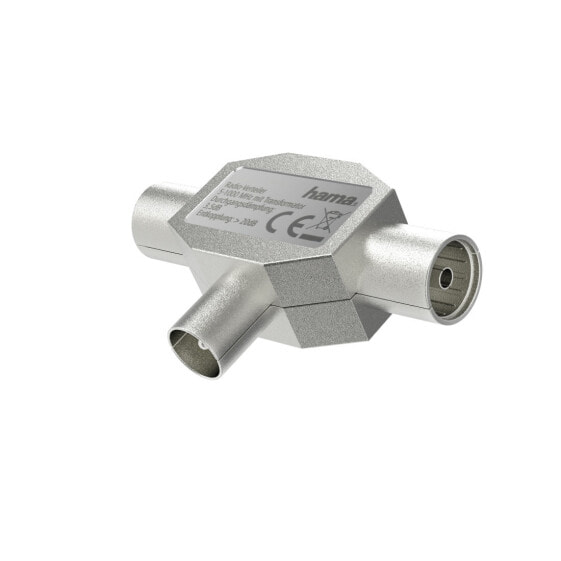 Hama 00205237 - Cable splitter - 4 - 1000 MHz - Silver - Metal - 22 dB - Coaxial