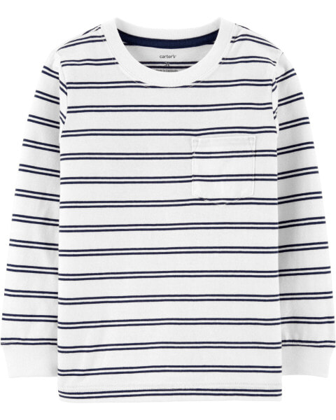 Kid Striped Pocket Jersey Tee 4