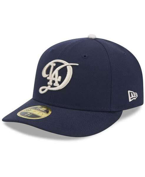 Men's Navy Los Angeles Dodgers 2024 City Connect Low Profile 59FIFTY Hat