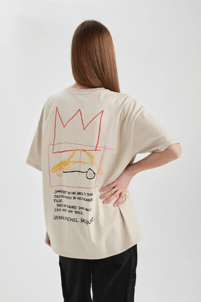 Футболка Defacto Basquiat Oversize Fit